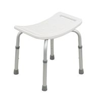 Duschhocker mit gebogener Sitzfläche