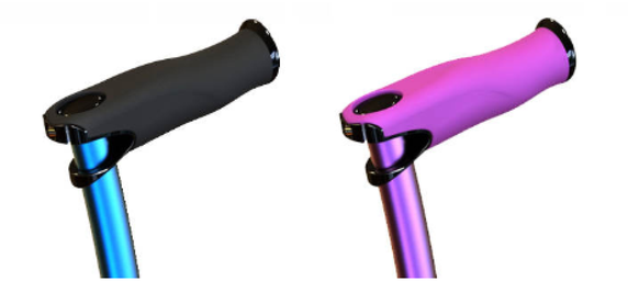 INDESmed Gehstock aus Flugzeugaluminium 