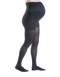 Stützstrumpfhose Schwangerschaft Sigvaris Delilah 140 Mesh schwarz