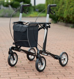 Tasche mit Magnetverschluss zu Rollator vital - schwarz