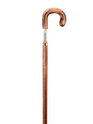 Trinkstock Rundhaken-Griff, Geflammt