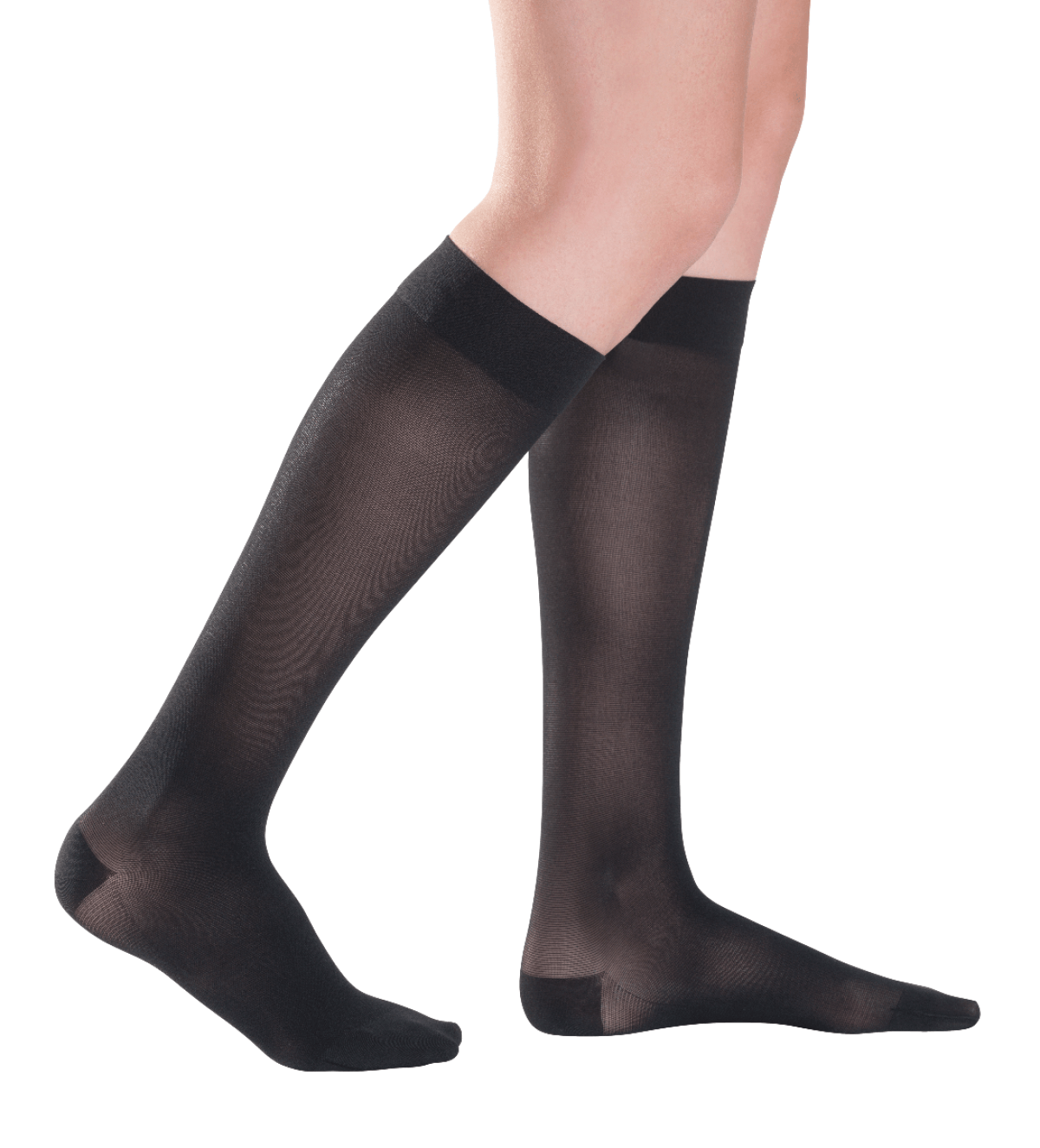 Stützstrümpfe Sigvaris Highlight for Women Kniestrümpfe schwarz