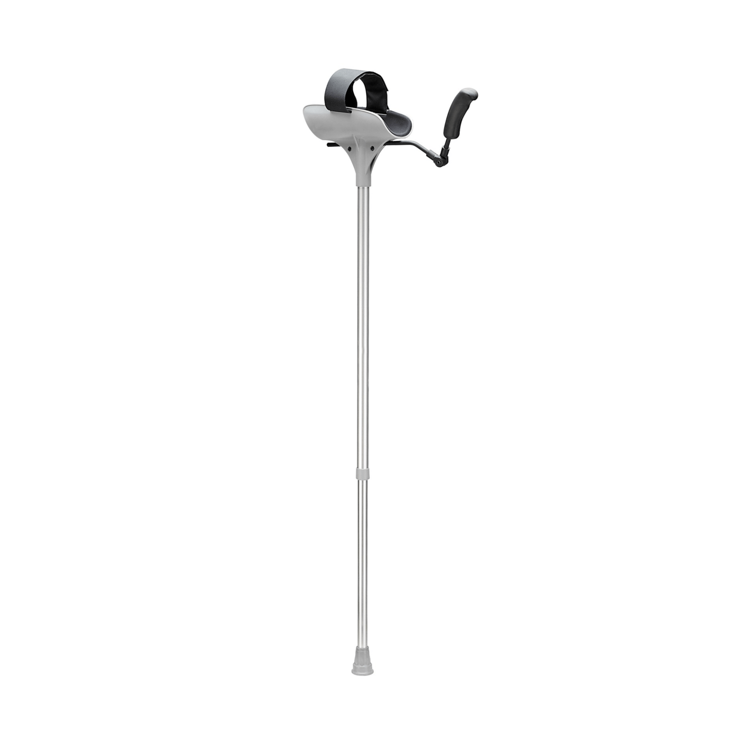 Arthritis-Gehstütze in grau/schwarz