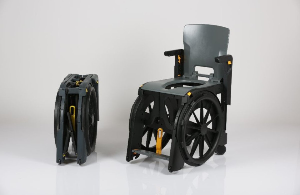 Toiletten- und Duschrollstuhl Wheelable 3